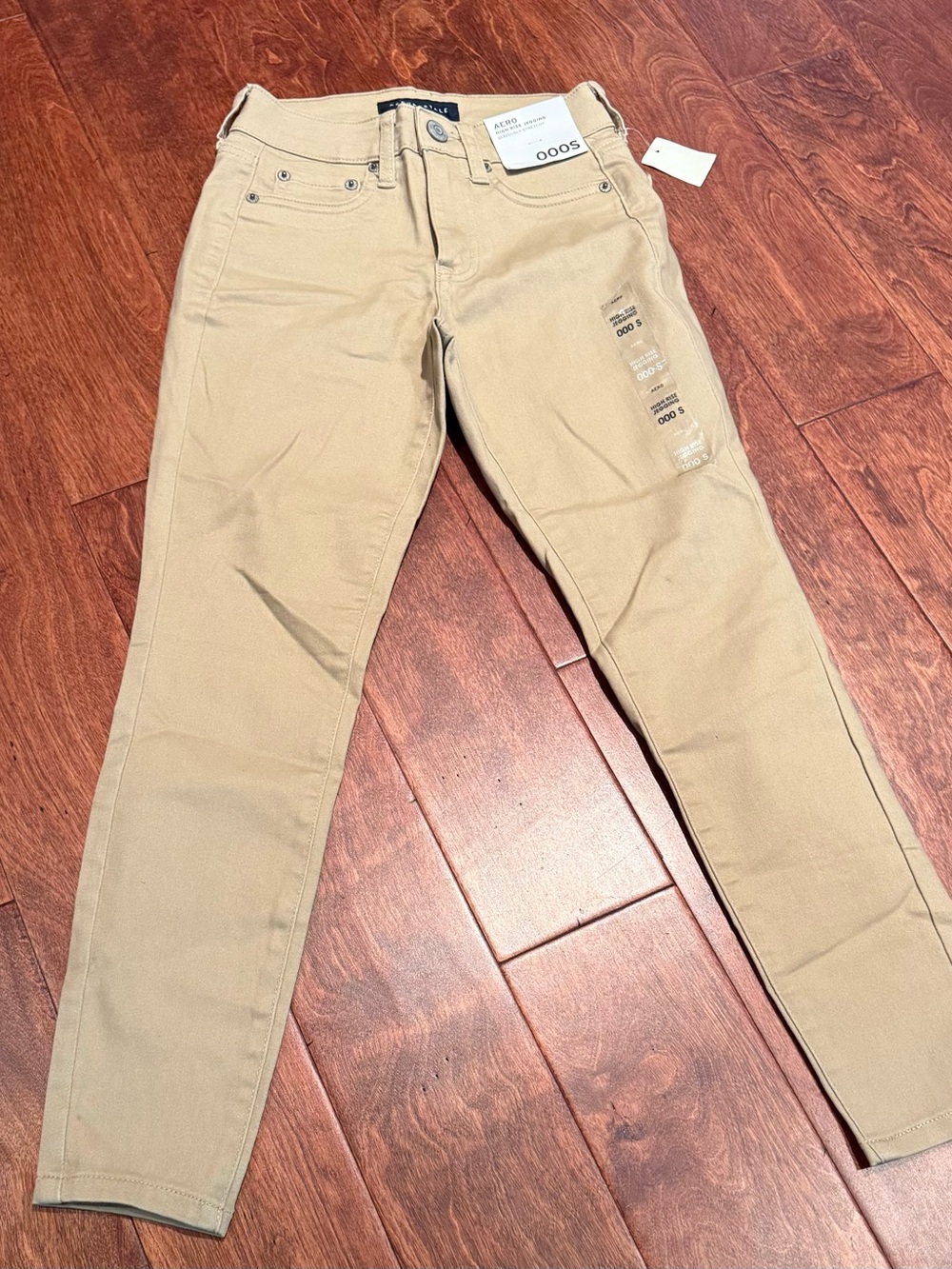 Aeropostale Beige Slim-fit Jeans